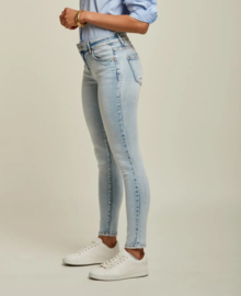 Toxik medium hoge taille very light bleached jeans  L21329-3