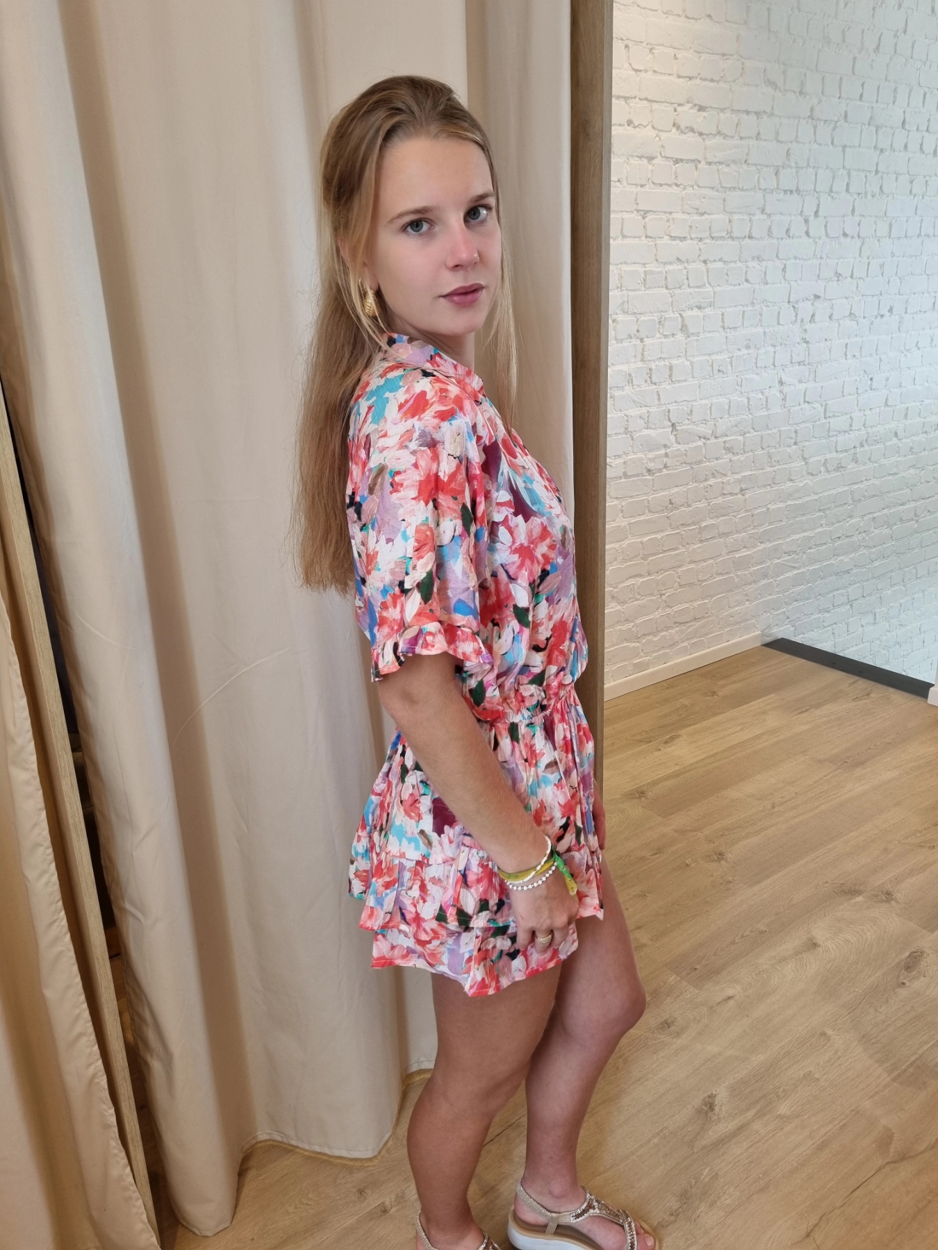 playsuit bloemenprint