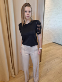 JDYFAIRVIEW LIFE S/S SWEAT JRS zwart