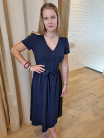 maxi-jurk donkerblauw