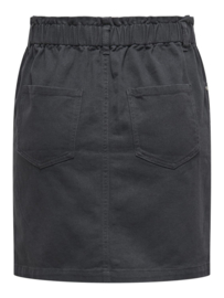 stevig rokje met elastische taille anthraciet JDY