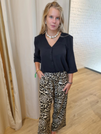 blouse met knoopjes zwart JDY