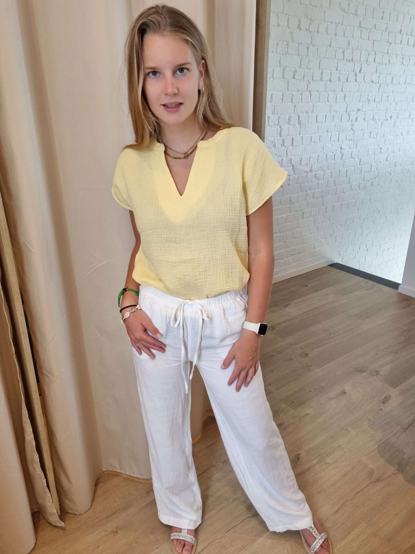 JDYTHEIS LIFE 2/4 TOP WVN lichtgeel