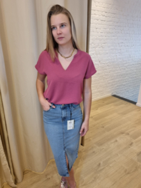 midi-rok bleached blue JDY