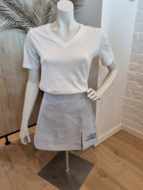 JDYREX S/S V NECK TOP JRS DIA wit