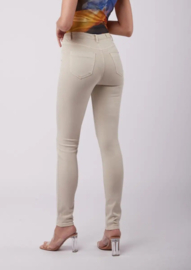 Toxik hoge taille lichtbeige L185-137