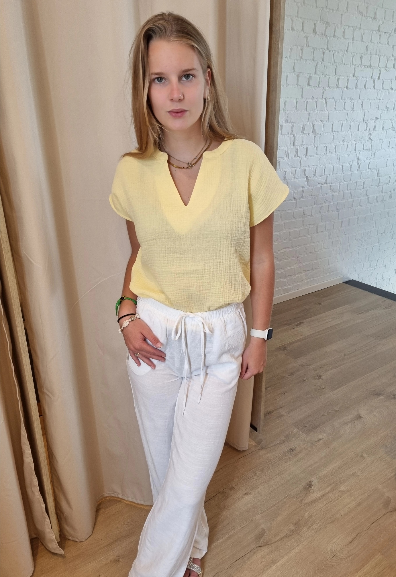 JDYTHEIS LIFE 2/4 TOP WVN lichtgeel