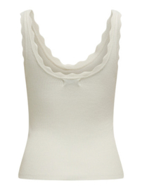 JDYNANNA S/L SCALLOP EDGE TOP KNT NOOS ecru