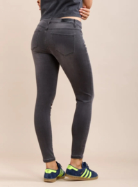 Toxik3 skinny fit jeans lage taille antracietgrijs L21015-1