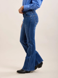 Toxik middelhoge taille flare broderies  Z060
