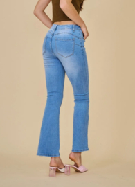 Hoge taille bootcut jeans super stretch ALH1690