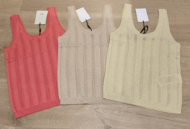 JDYBEAUTY S/L GLITTER STRUC TOP KNT goud