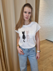 T-shirt katjes roze