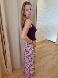 JDYNANNA S/L TOP KNT NOOS plum