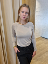 longsleeve met lurex en fijne streepjes JDY