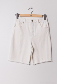 wit shortje hoge taille