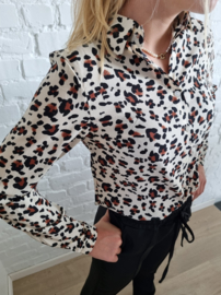 blazer 3/4 mouw licht camel