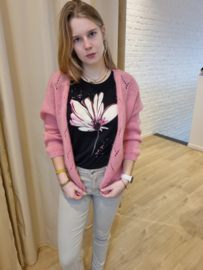 Onado middelhoge taille slim fit beige
