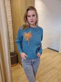 trui met palm groen