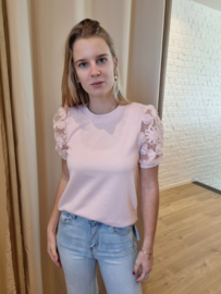 JDYFAIRVIEW LIFE S/S SWEAT JRS roze