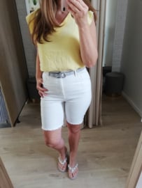 wit shortje hoge taille