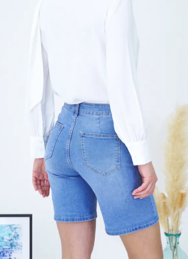 super stretch shortje jeans ALH1581
