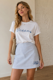 T-shirt ocean wit