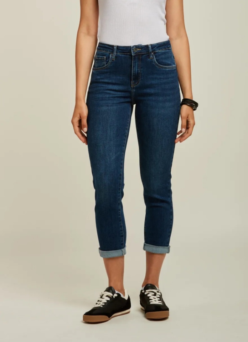 Toxik mom jeans denim brut blue L20029-33