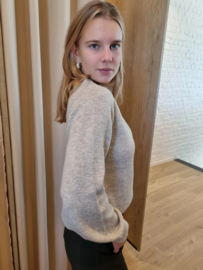 trui met lichte glitter beige melange JDY