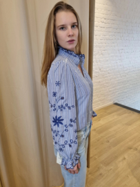 truitje zonder mouwen azuurblauw