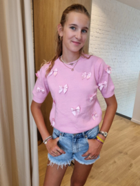 truitje strikjes roze