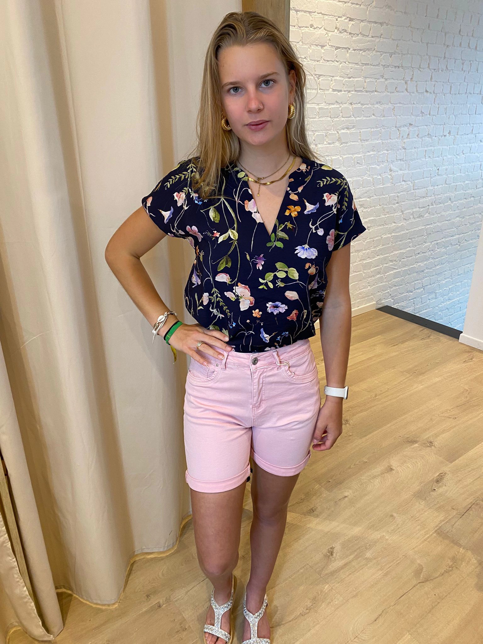 shortje super stretch zacht roze Zac et Zoe