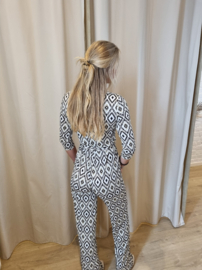 jumpsuit met grafische print