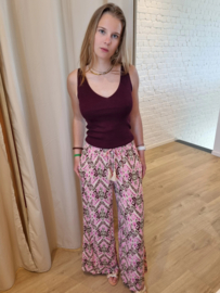 JDYNANNA S/L TOP KNT NOOS plum