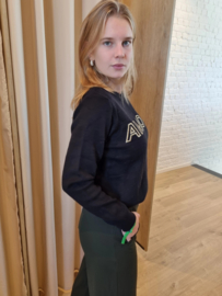 zachte trui amour zwart
