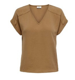 katoenen blouse JDY toasted coconut