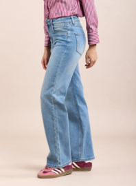 Toxik hoge taille straight fit L21512 bleached blue