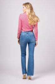 Toxik hoge taille flare jeans L21009-3