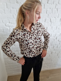 blazer 3/4 mouw licht camel