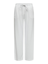 JDYSAY HW LINEN WIDE PANT WVN NOOS wit