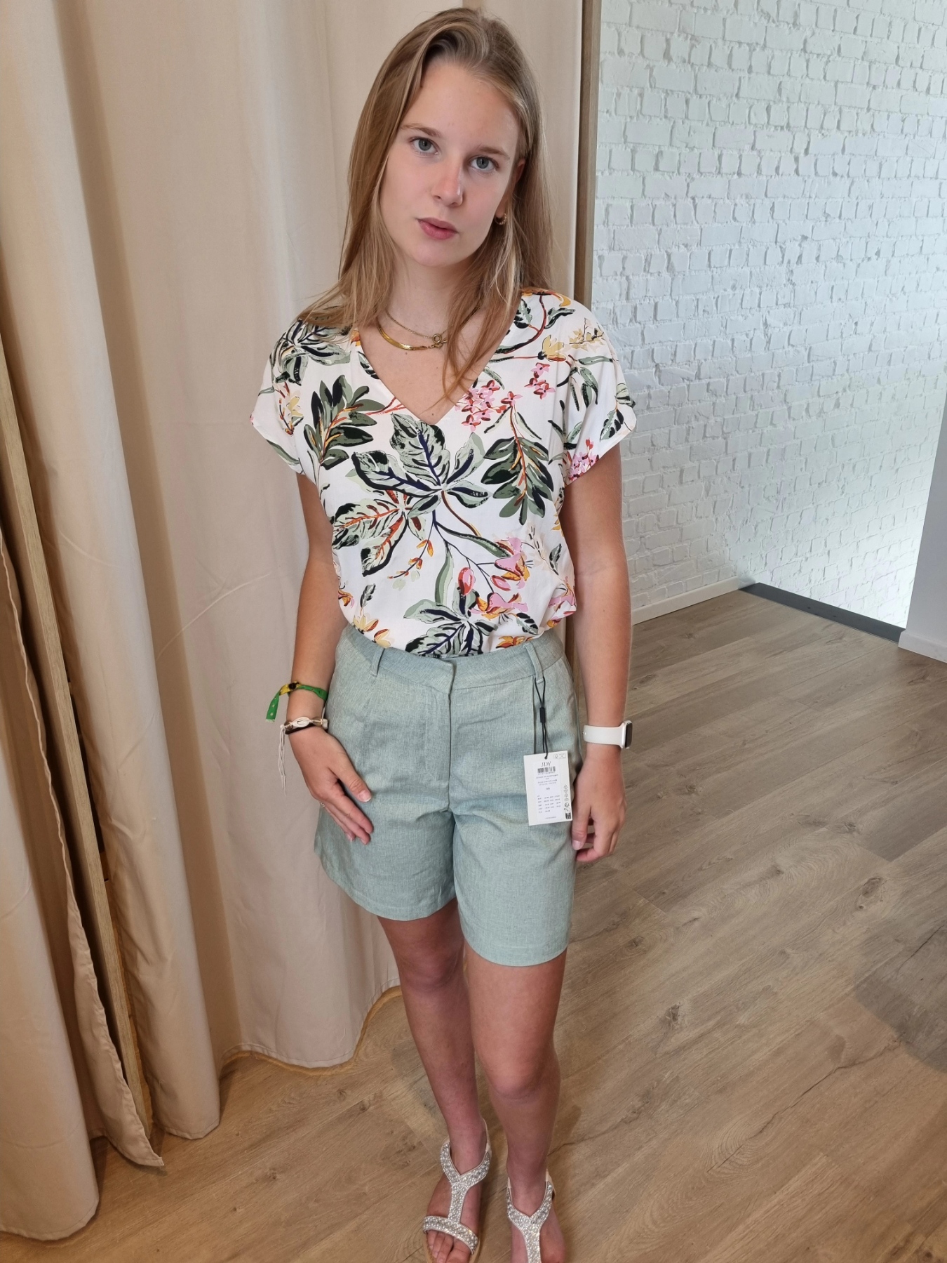 JDYSTAR SEZEN LIFE S/S TOP WVN DIA