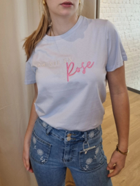 T-shirt la vie en roze lila