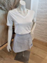 JDYREX S/S V NECK TOP JRS DIA wit