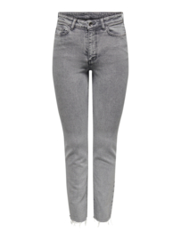 washed grey straight Lulu jeans JDY