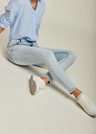 Toxik medium hoge taille very light bleached jeans  L21329-3