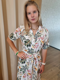midi-jurk met vrolijke blaadjesprint JDY