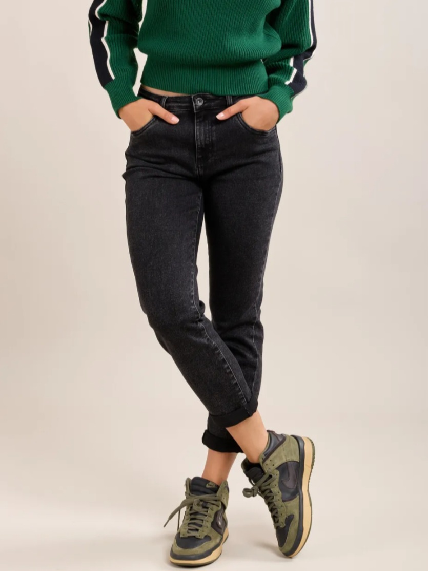 Toxik mom jeans black L20029-3
