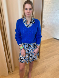 jurk met blauwe accenten JDY