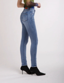 Toxik hoge taille jeansblauw L185-J63