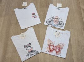 T-shirt popje roze